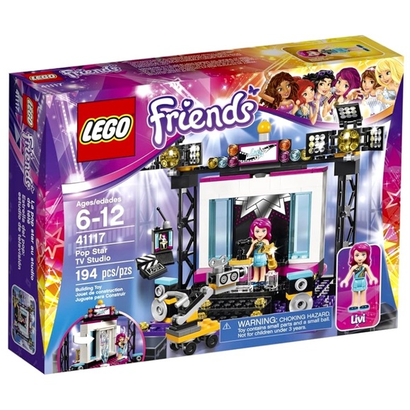 NEW Lego Friends Pop Star TV Studio with Livi Set 41117 Sealed in Box 194 Pieces - Picture 16 of 16